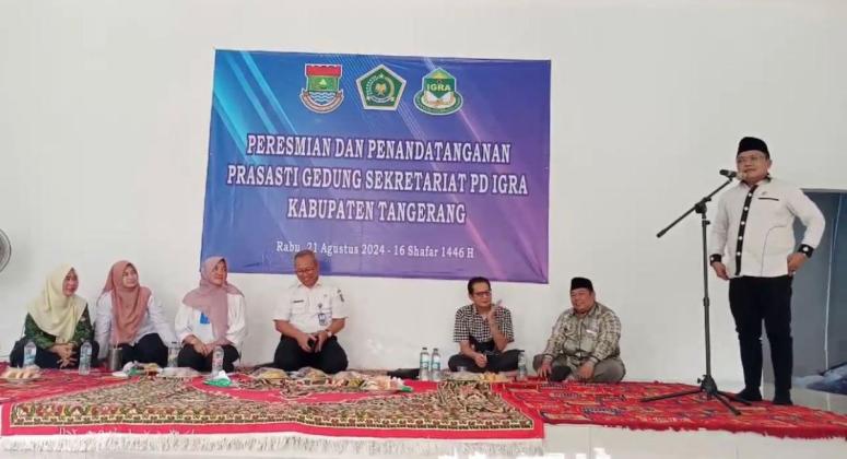 IGRA Kabupaten Tangerang Punya Gedung Baru, Dibangun dari Pokir Dewan Kholid Ismail
