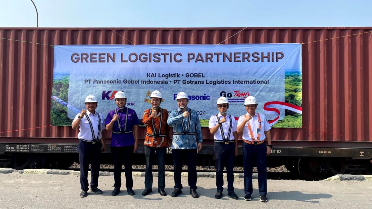 KAI Logistik, Gobel Group, dan Panasonic: 'Menyulap' Pengiriman ke Kereta Api untuk Ramah Lingkungan