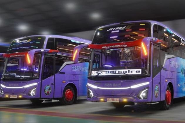 PO Restu Mulya Rilis Bus Baru JetBus 5 MHD Bermesin Mercedes Benz 1626 Euro 4