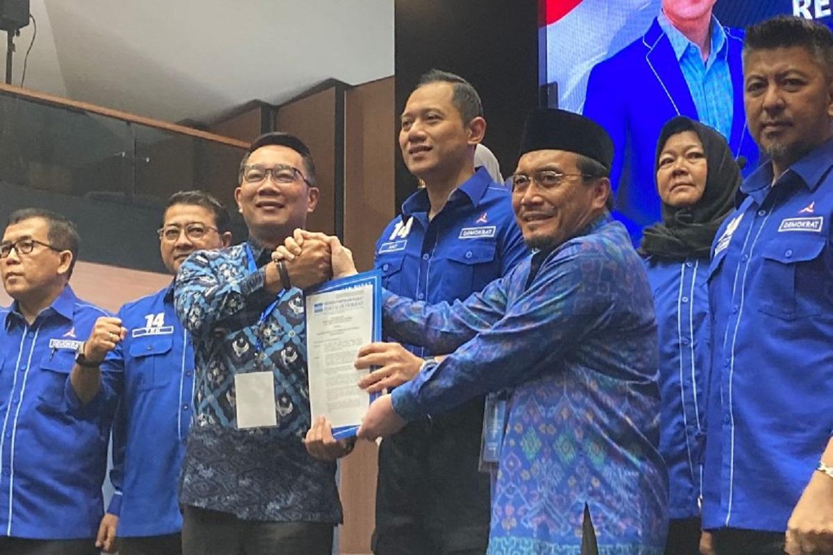 Kantongi Dukungan Demokrat, Ridwan Kamil Akan Daftar ke KPU DKI Besok