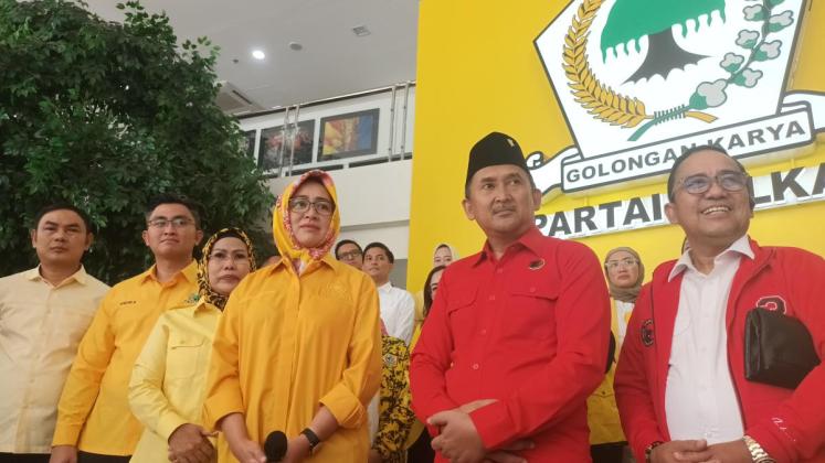 Terima Rekomendasi dari Golkar dan PDIP untuk Pilkada Banten, Airin- Ade PD Daftar Ke KPUD Besok