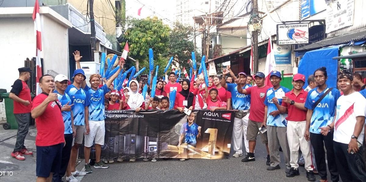 Gelar CSR, AQUA Elektronik Bagikan Produk Elektronik Rayakan HUT ke-79 Kemerdekaan RI