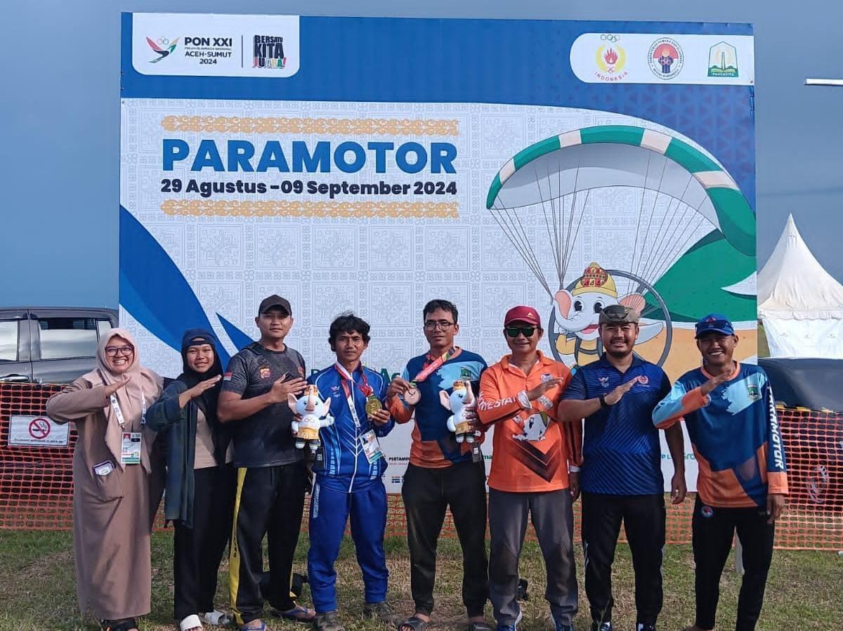 Kontingen Banten Raih Emas Pertama di PON Aceh, Disumbang Lewat Cabang Paramotor