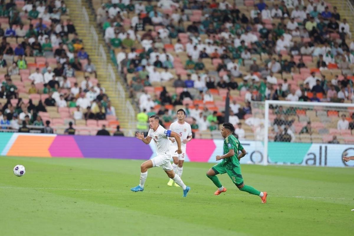 Jay Idzes Bangga Jadi Kapten Tim Saat Timnas Indonesia Lawan Arab Saudi