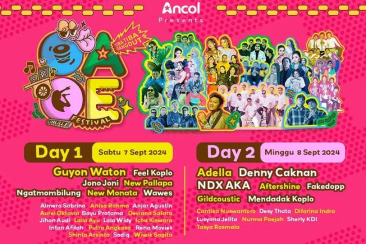 Sederet Musisi Dangdut Akan Ramaikan OAOE Festival Ancol, Beli Tiketnya Disini 