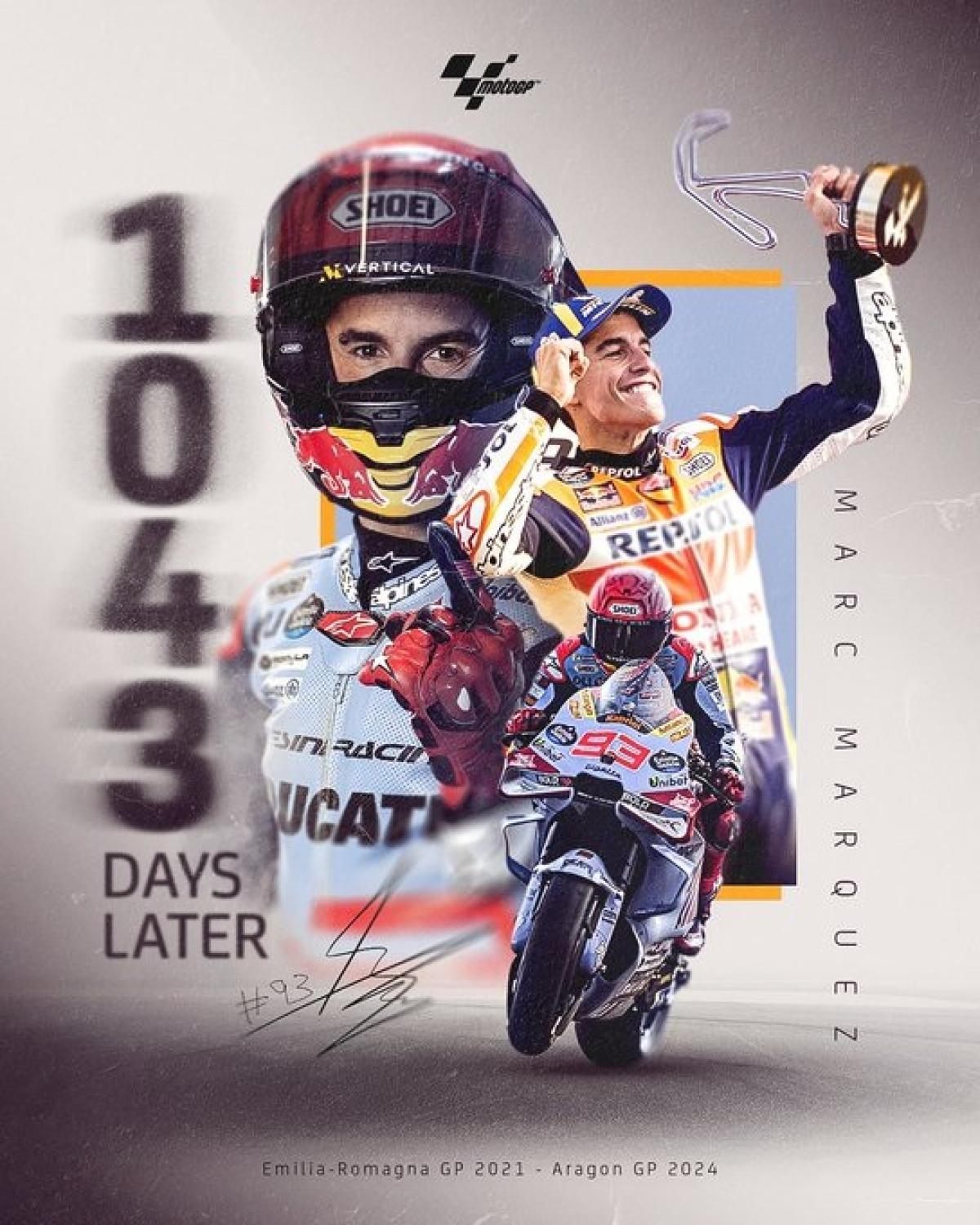 Marquez Memanaskan Klasemen MotoGP 2024 dengan Kemenangan Mengesankan di San Marino