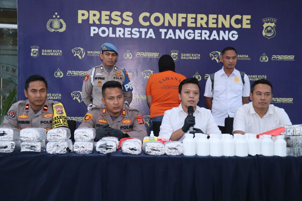 Polisi Temukan Ratusan Ribu Butir Tramadol dari Pria di Kabupaten Tangerang