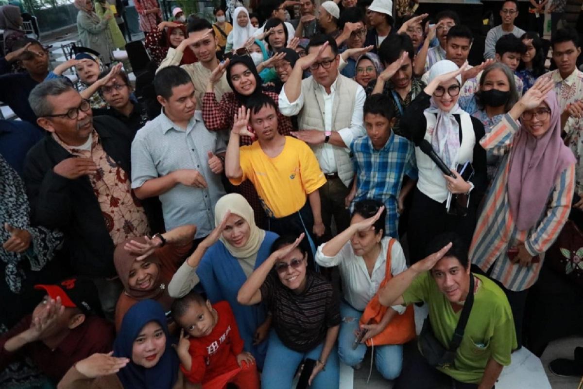 Ridwan Kamil Bertemu Teman Disabilitas di Jakarta, Ini Harapannya