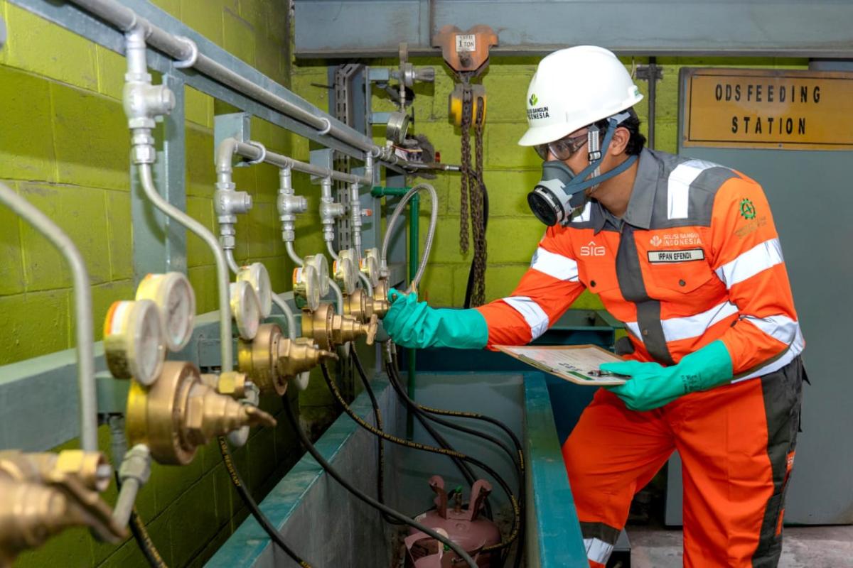 Pertama Dioperasikan di Asia Tenggara,  Fasilitas Nathabumi Milik SIG Sukses Musnahkan 103 Ton Bahan Perusak Ozon