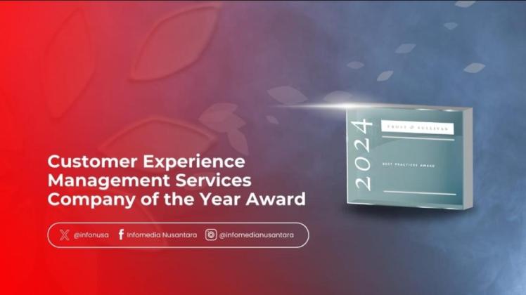 Infomedia Dinobatkan Sebagai Customer Experience Management Services Company of the Year 2024