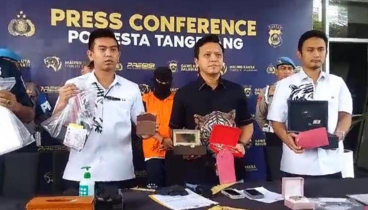 Korupsi Dana Desa untuk Hiburan Malam, Mantan Kades Gembong Ditangkap Polresta Tangerang