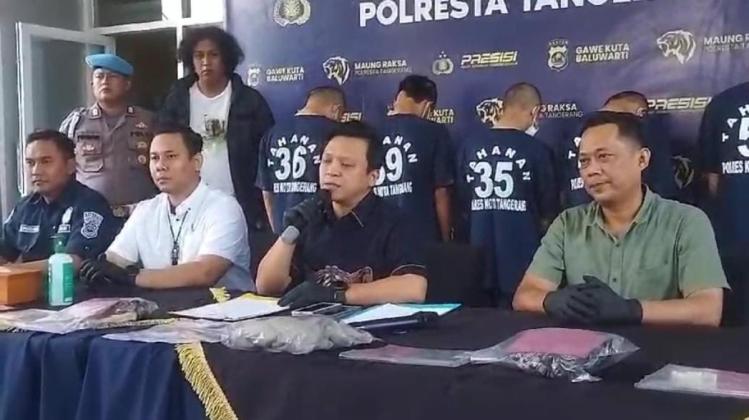 Satreskrim Polresta Tangerang Tangkap Lima Orang Sindikat Curanmor