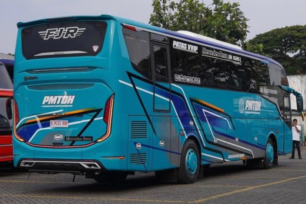 Menggunakan Mesin Mercedes Benz 1626, Perusahaan Bus PMTOH Luncurkan JetBus 5