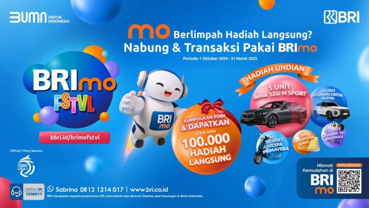 Berlimpah Hadiah, BRImo FSTVL Hadir Kembali Untuk Para Pengguna Setia Super Apps...