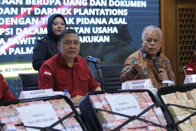 Kejagung Sita Uang Rp372 Milliar dalam Perkara PT Duta Palma Korporasi