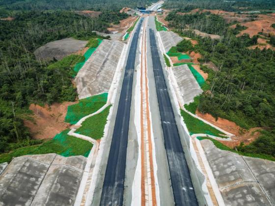 Progres Lancar, Brantas Abipraya Targetkan Tol IKN Seksi 6B Rampung Juni 2025