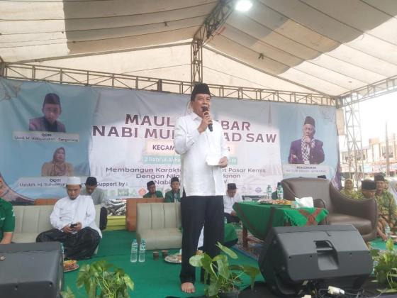 Hadiri Undangan NU, Maesyal Rasyid Komitmen Lanjutkan Program Zaki Iskandar Dalam Membangun...