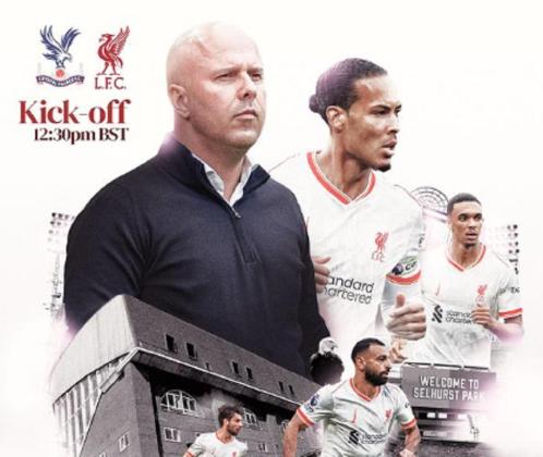 Link Live Streaming Liga Inggris 2024/2025: Crystal Palace vs Liverpool