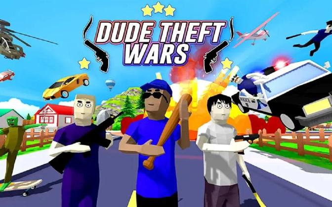 Download Dude Theft Wars MOD APK: Beli Senjata dengan Uang Tidak Terbatas!