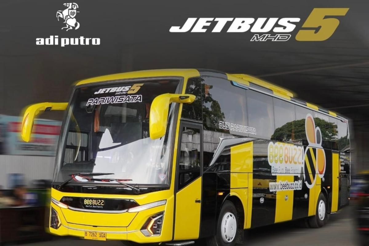 PO Bee Buzz Luncurkan Bus Pariwisata Terbaru Menggunakan Bodi JetBus Adi Putro