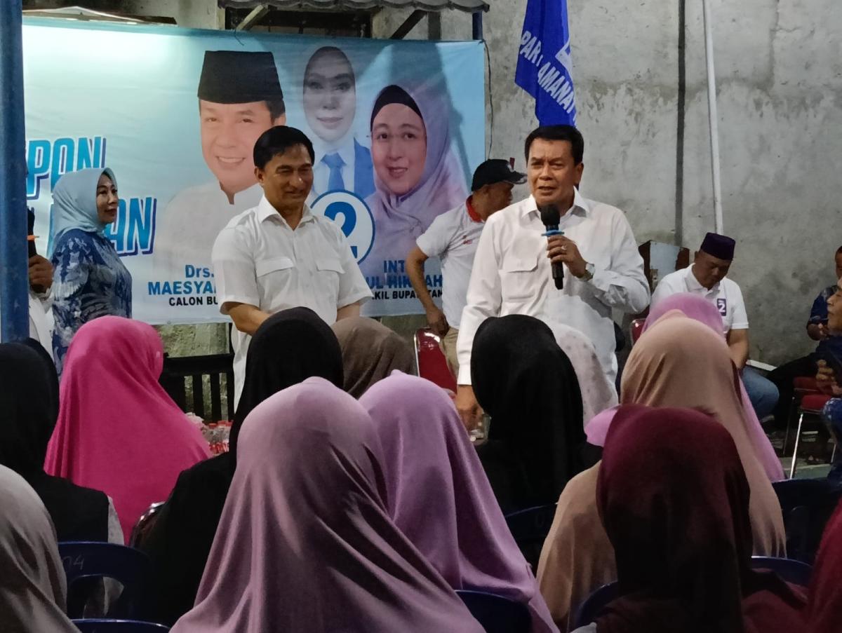 DPD PAN Kabupaten Tangerang Targetkan Kemenangan 80 Persen Untuk Maesyal-Intan