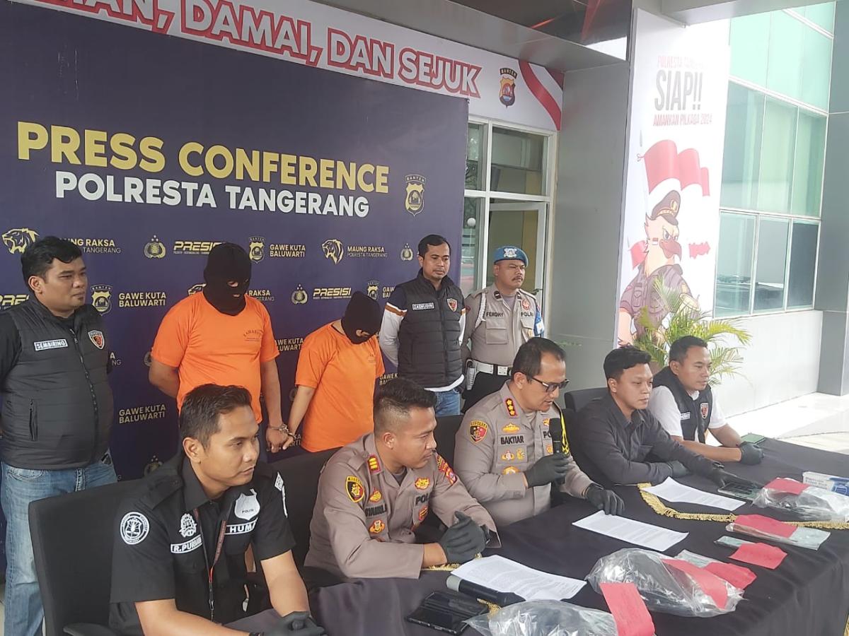 Pasutri Pelaku Penusukan Pria di Talaga Bestari Tangerang Diancam Pasal Pembununan Berencana