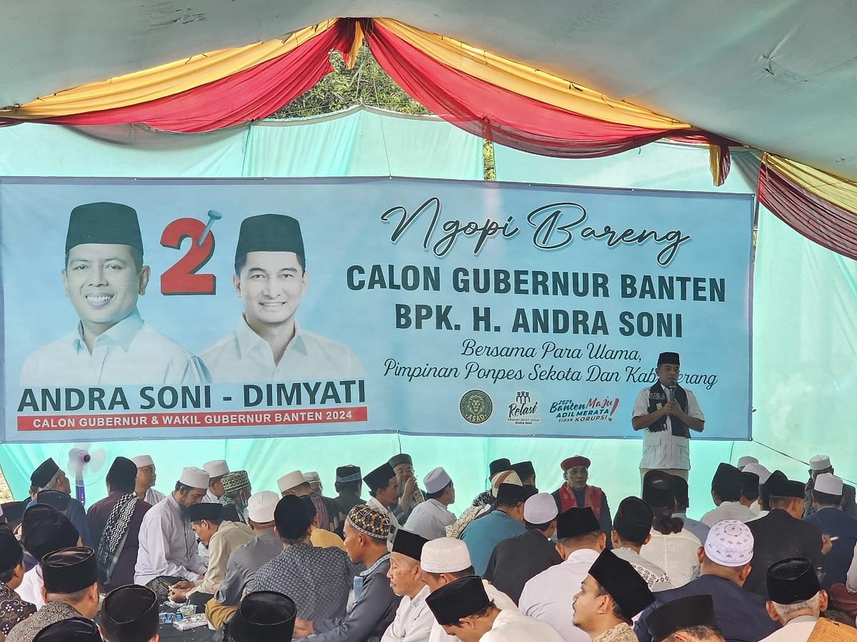 Ratusan Kyai Deklarasi Dukungan untuk Andra Soni-Dimyati: Banten Maju Tidak Korupsi