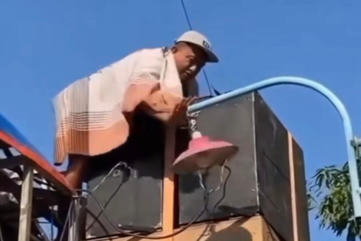 Kelompok Sound Horeg Kembali Viral, Kini Terekam Mencoba Merusak Lampu Jalanan