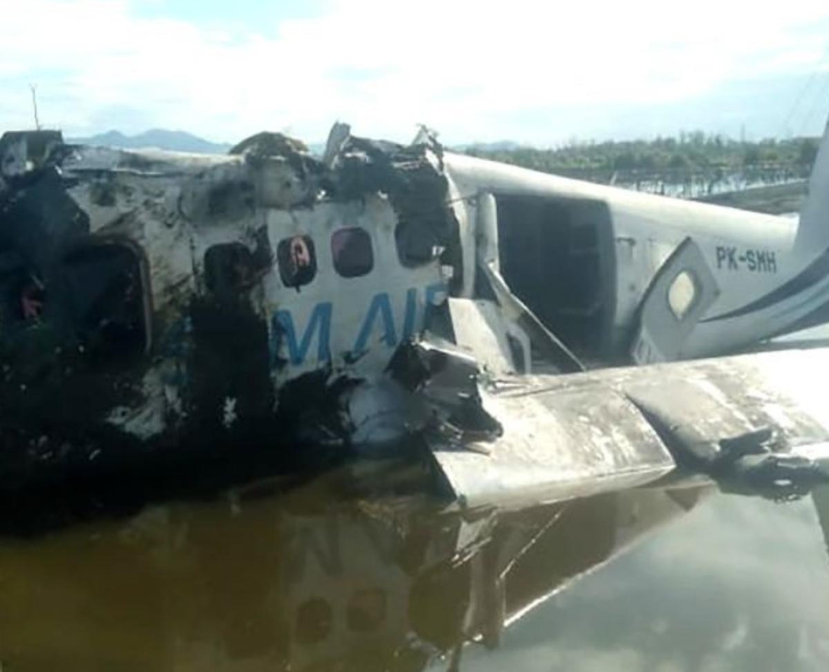 Pesawat SAM Air Jatuh di Gorontalo Saat Hendak Mendarat