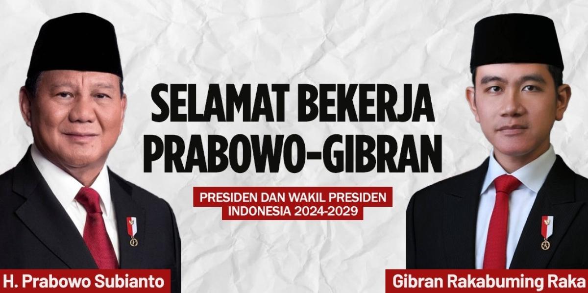 Prabowo-Gibran Resmi Jadi Presiden dan Wakil Presiden 2024-2029