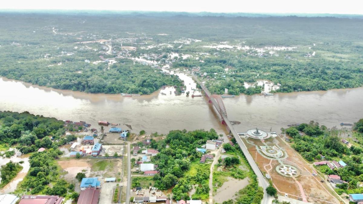 Sungai Barito Meluap, 2.192 Rumah di Kabupaten Murung Raya Terendam Banjir