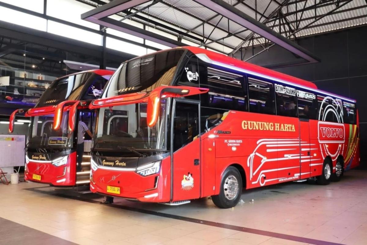 PO Gunung Harta Luncurkan Bus Premium Baru Bermesin Volvo B11R 450HP Euro 5