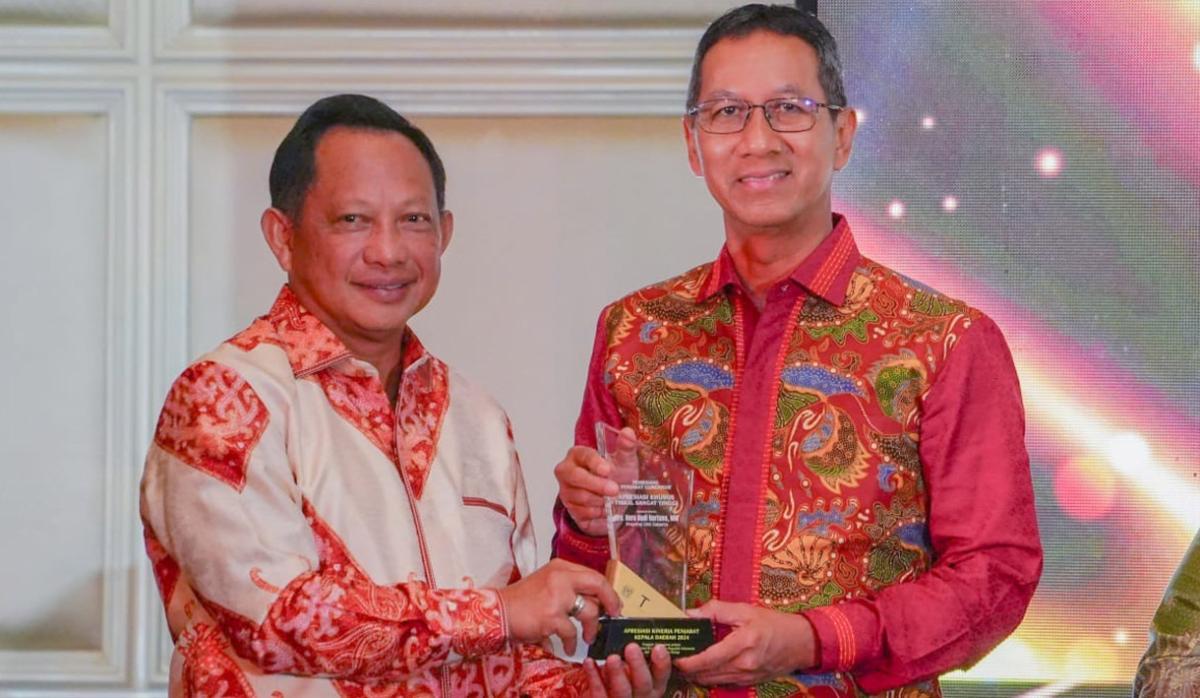 Jaga Inflasi Jakarta, Pj. Gubernur Heru Sabet Nilai Tertinggi di Ajang Apresiasi Kinerja Penjabat Kepala Daerah