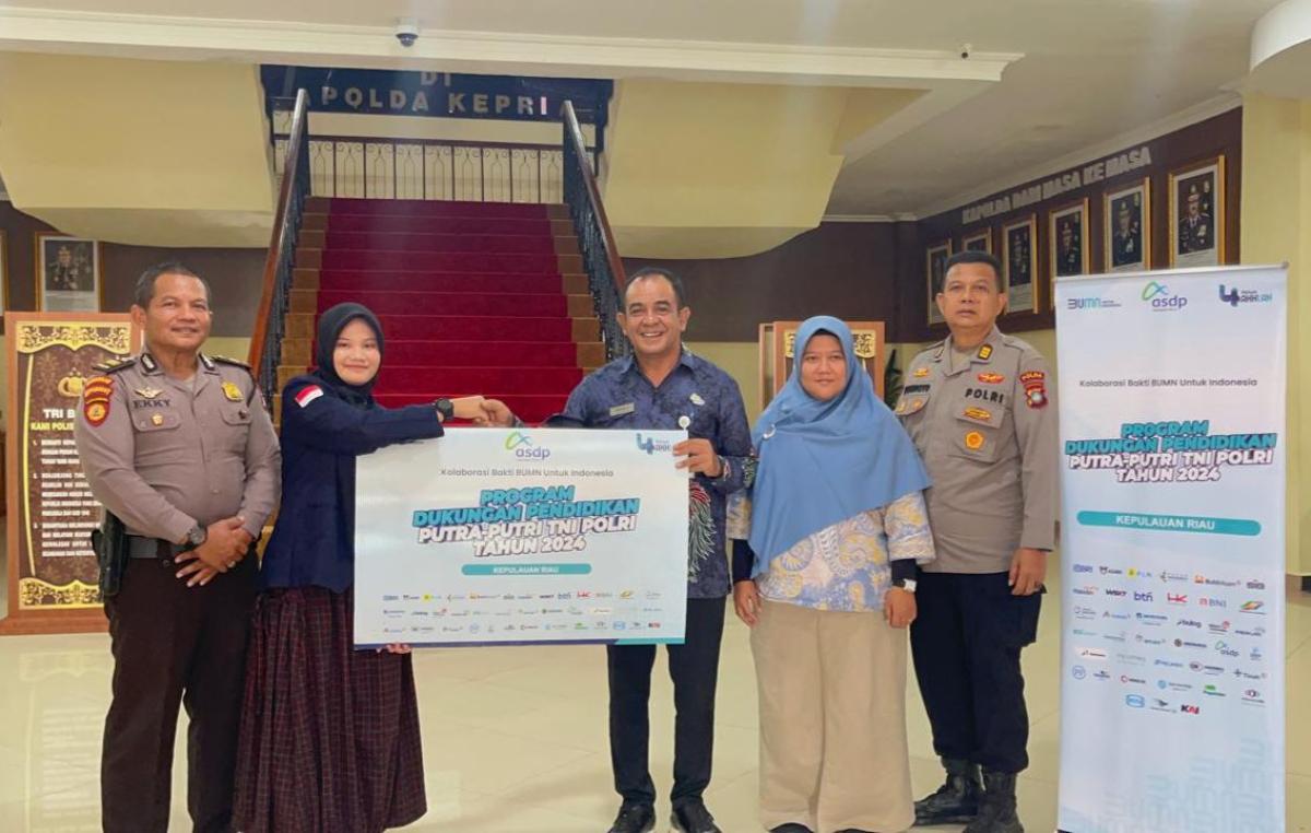 Perkuat Peran TJSL, ASDP Beri Dukungan Pendidikan bagi Putra Putri TNI-Polri 2024
