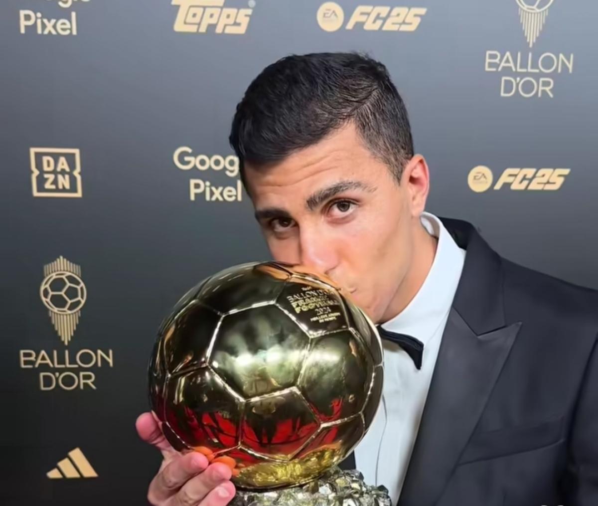 Sah! Gelandang Man City Rodri Raih Ballon d'Or 2024, Vinicius dan Real Madrid Ngambek