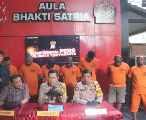 Polisi Tangkap 7 Pelaku Penusukan Santri di Yogyakarta, Ini Tampangnya