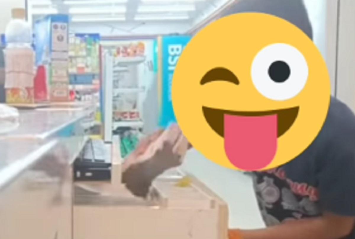 Viral! Bocah Nekat Curi Uang Segepok dari Kasir Minimarket, Aksinya Terekam Kamera HP 