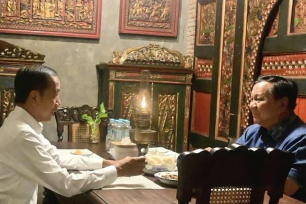 Jokowi Girang Dikunjungi Prabowo di Solo, Doakan Kesehatan dan Kelancaran