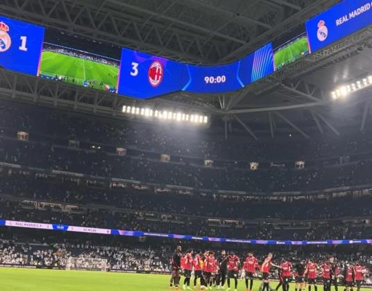 AC Milan Bantai Real Madrid  3-1 di Santiago Bernabeu