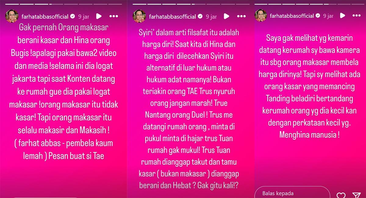 Perseteruan Denny Sumargo dan Farhat Abbas Makin Panas: Sang Pengacara Pikirkan Cara Hajar si 'Tae'