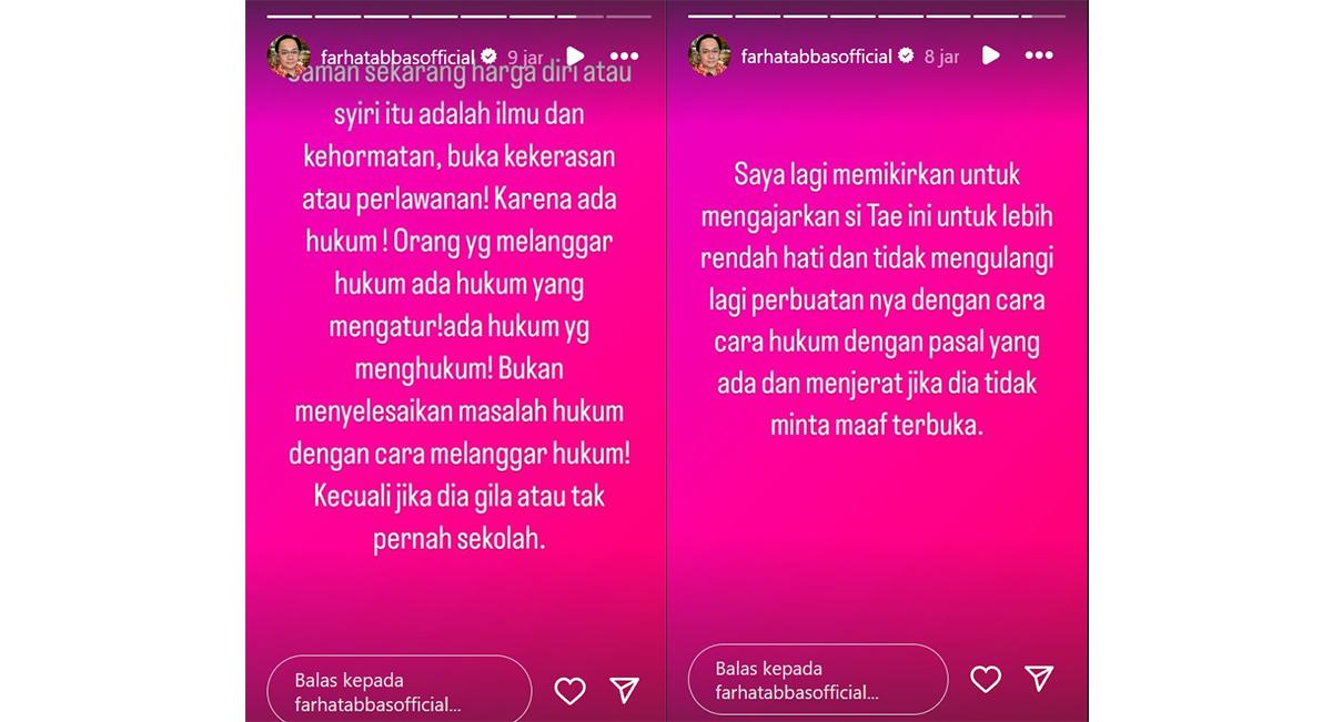 Perseteruan Denny Sumargo dan Farhat Abbas Makin Panas: Sang Pengacara Pikirkan Cara Hajar si 'Tae'