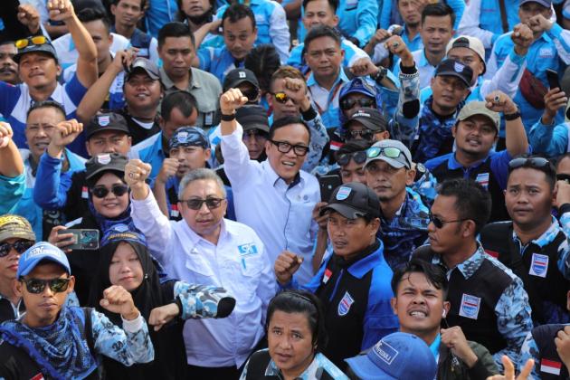 Kemnaker Terima Aksi Demo Damai Serikat Pekerja