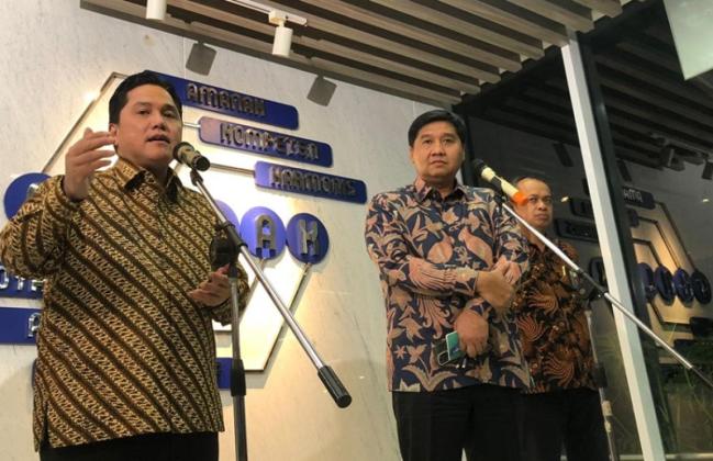 Erick Thohir dan Maruarar Sirait Petakan Aset BUMN untuk Bantu Program 3 Juta Rumah