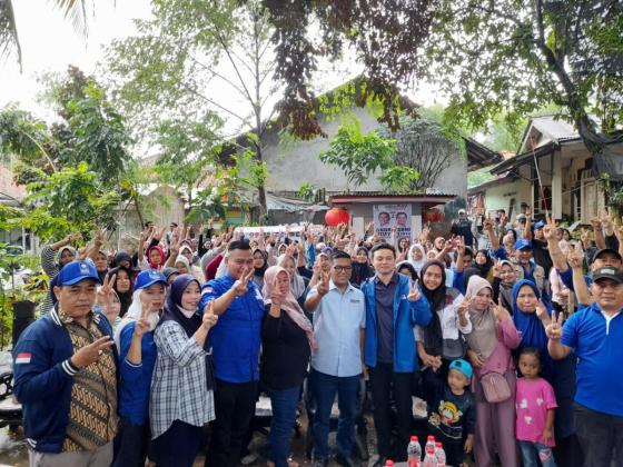 Kampanye di Pondok Aren Tangsel, Cagub Andra Soni Bicara Tiga Pesan Prabowo Untuk Banten