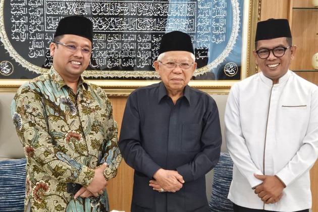 Kiai Ma’ruf Amin Ajak Kiai Dukung Cagub Banten Andra Soni