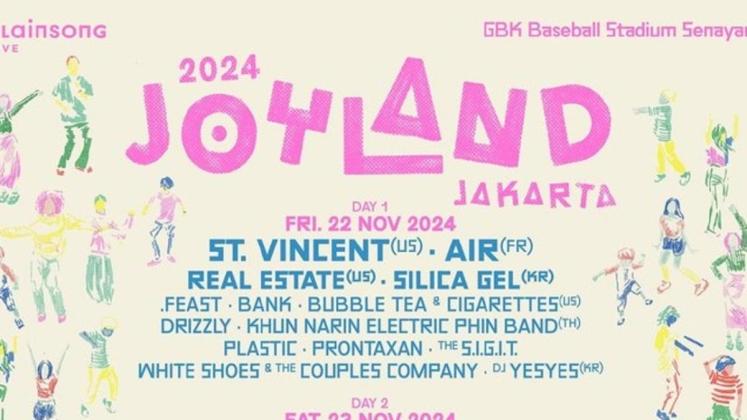 Promo Kilat! Tiket Joyland Festival 2024 Cuma Rp300 Ribuan Hari Ini Juga!