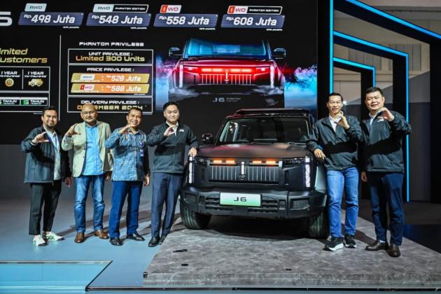 Resmi Mengaspal di GJAW 2024, Chery J6 Jadi SUV Offroad Listrik Pertama di Indonesia dengan Harga Mulai Rp 498 Juta