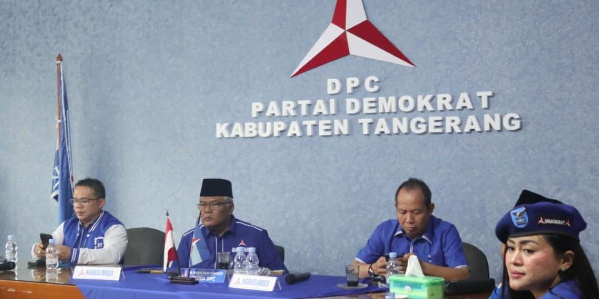 Beri Klarifikasi, DPC Demokrat Bantah Alih Dukungan di Pilbup Tangerang