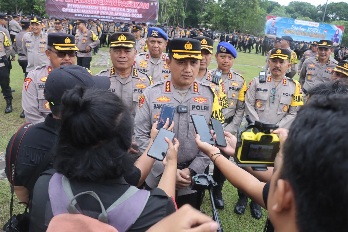 Pasca Pilkada, Kapolresta Tangerang Mengajak Semua Pihak Menahan Diri