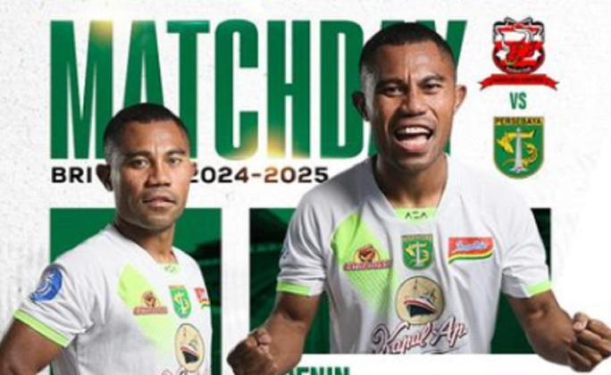 Link Live Streaming Liga 1 2024/2025: Madura United vs Persebaya Surabaya